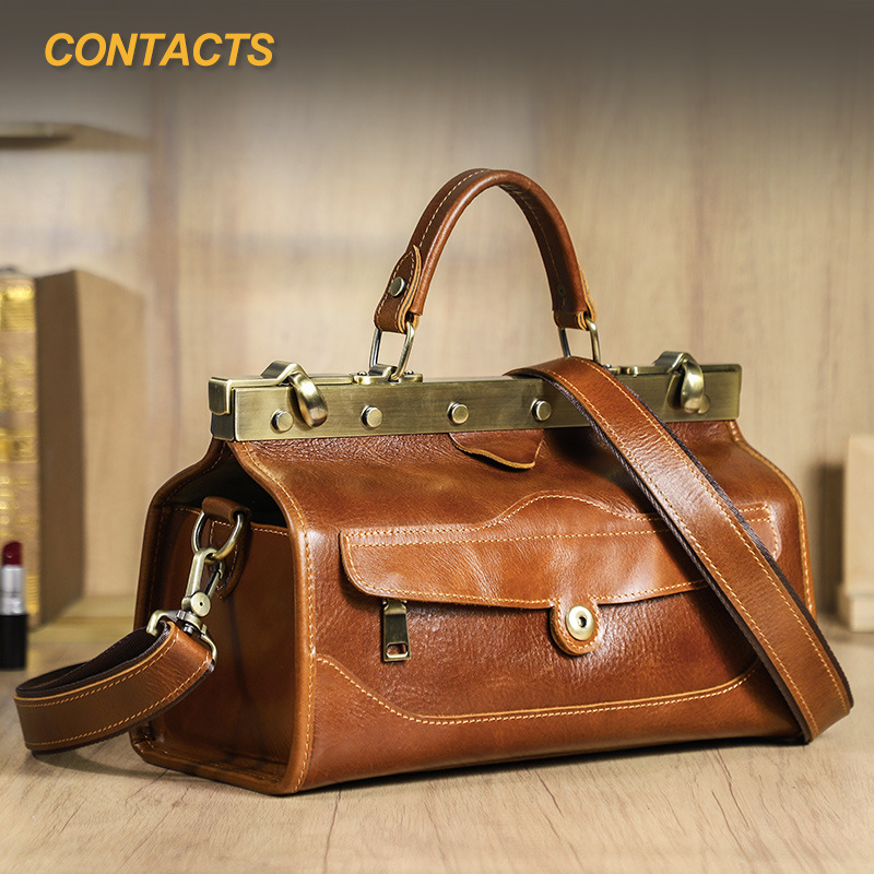 Luxury Bags - Full Grain Lamb Cowhide Leather Ladies