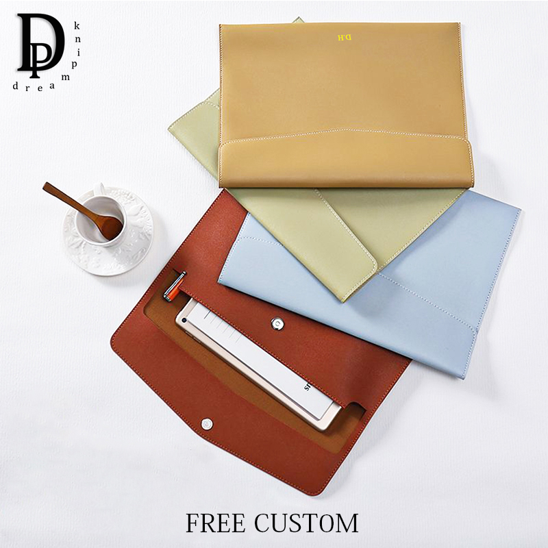 Luxury Bags Names - PU Leather Custom Initials A4 Document