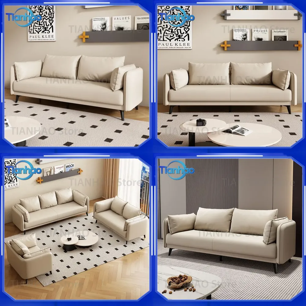 Luxury Bags Rental - Light Luxury Cat Claw Leather Sofa
