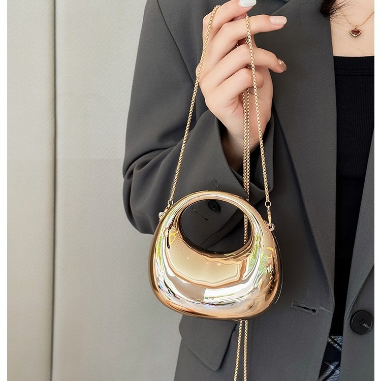 Luxury Bags Women - Mini Golden Evening Bag Purses and