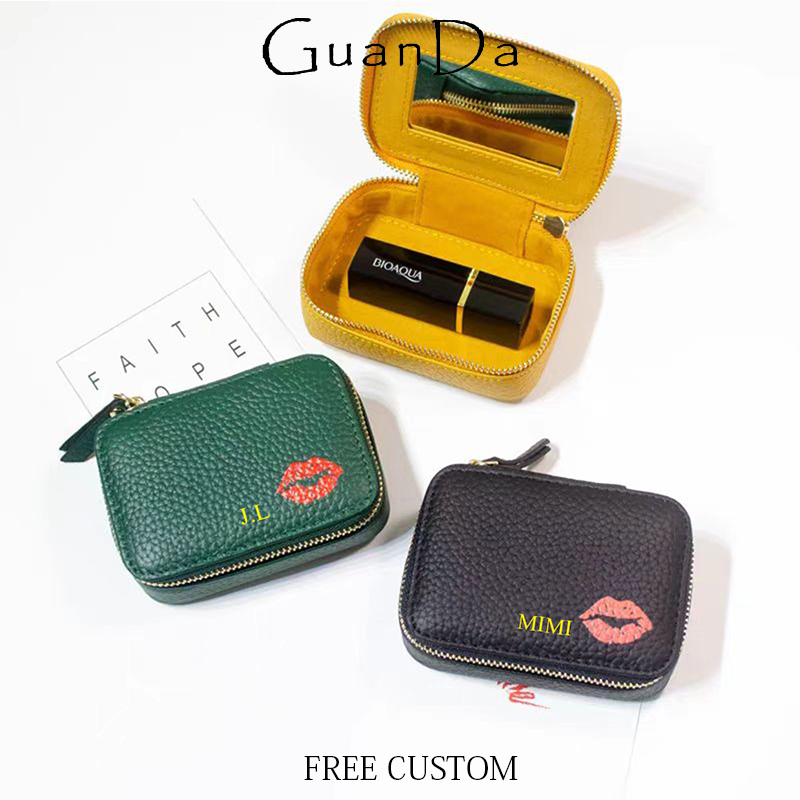 Luxury Bags Names - Luxury Cowhide Woman Lipstick Box Custom