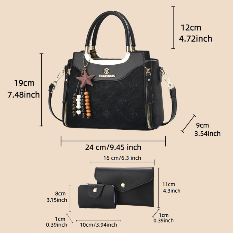 Stylish women's handbag, solid - đánh giá và giá Luxury Bags