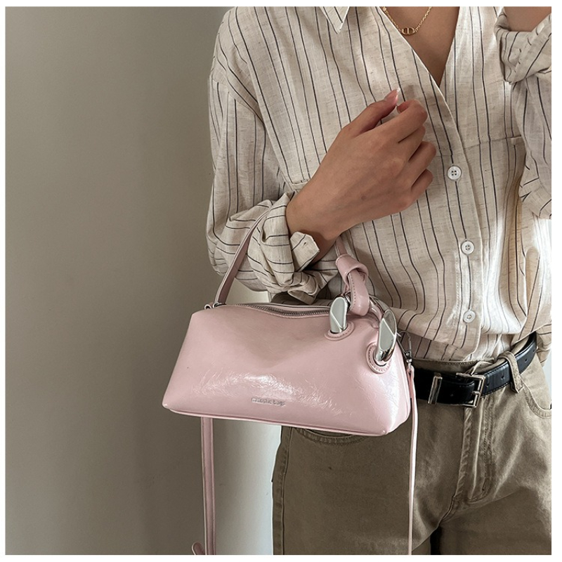 Women's Fashion Glossy Patent  - đánh giá và giá Top Handle Patent Bag