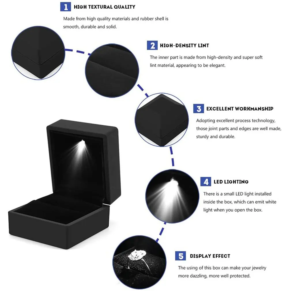 4 Colors 2026 Luxury Ring Box  - đánh giá và giá Luxury Bags List