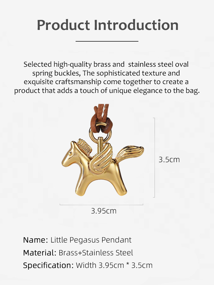 Luxury Brass Pegasus Bag Charm - đánh giá và giá Luxury Bags Hermes Birkin