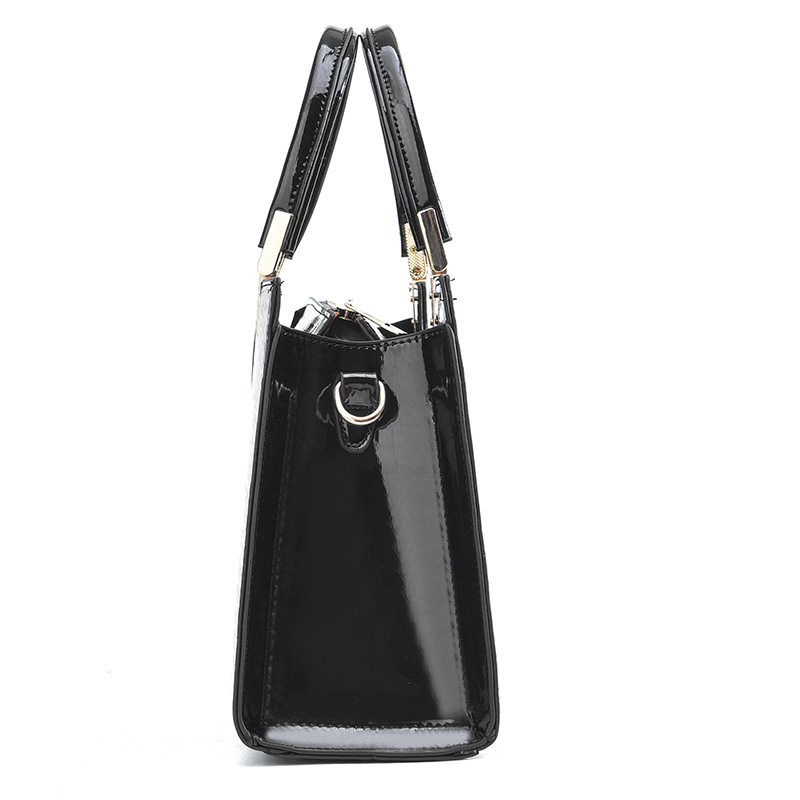 Crocodile Embossed Tote Bag, P - đánh giá và giá Top Handle Patent Bag