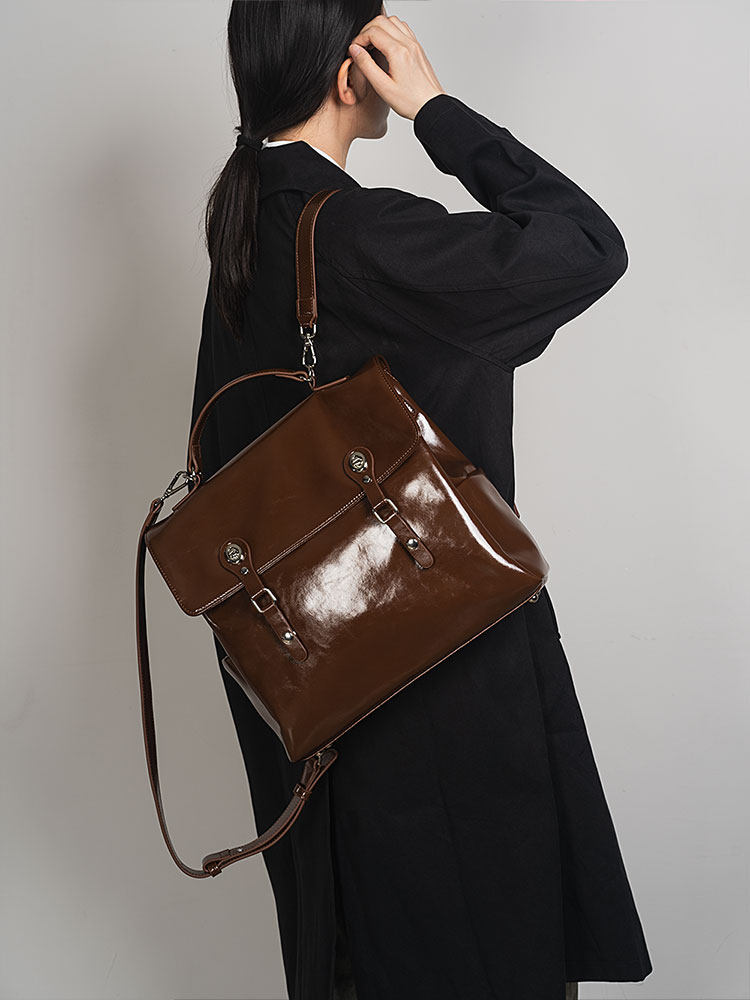2026 Fashion New College Style - đánh giá và giá Top Handle Patent Bag