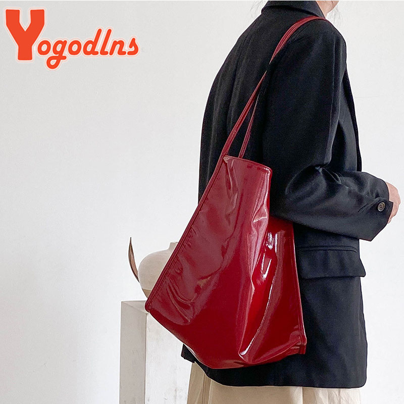 Yogodlns Luxury Patent Leather - đánh giá và giá Top Handle Patent Bag